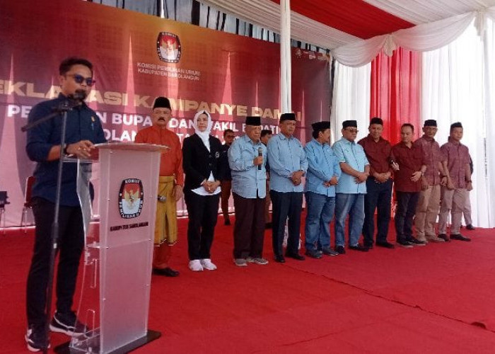 KPU Sarolangun Gelar Deklarasi Damai Pilkada Serentak 2024