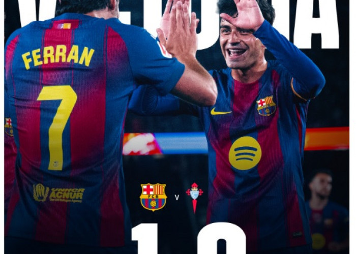 Barcelona Sikat Celta Vigo 1-0, Unggul 9 Poin dari Real Madrid di Papan Klasemen