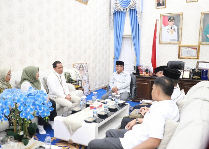 Bupati Anwar Sadat Terima Audiensi Kepala Sentra Alyatama Kemensos RI