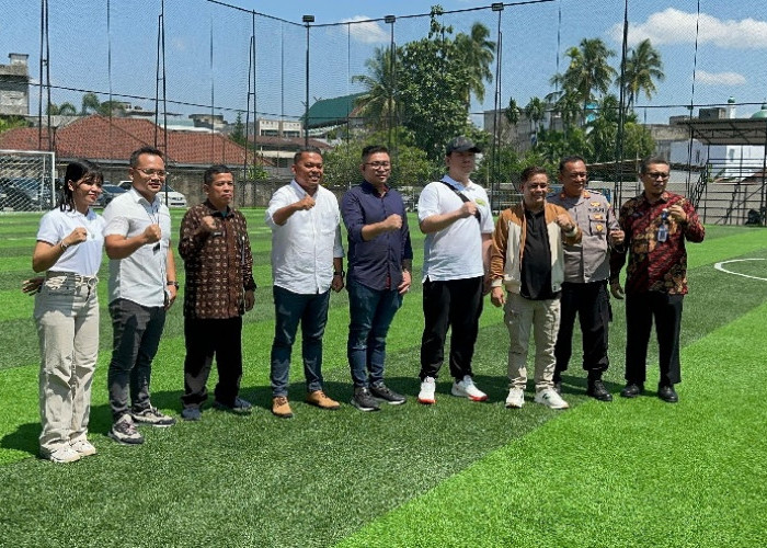 Gatsu Sport Center Jambi Dilaunching : Ada Lapangan Mini Soccer dan Basket Standar Internasional