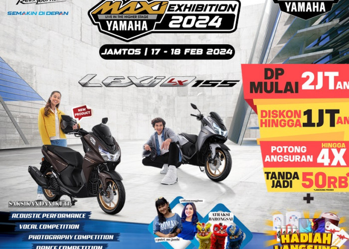  Yamaha Maxi Exhibition 2024 Bakal Digelar di Jambi Weekend Ini