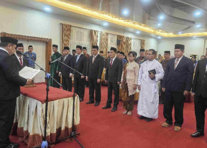 Kakanwil Kemenag Provinsi Jambi Lantik 7 Pejabat, Berikut Nama-Namanya