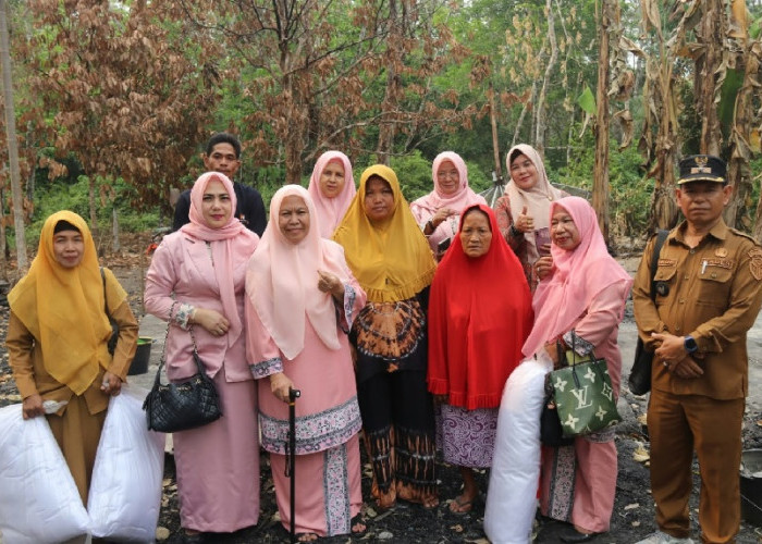 Empati untuk Sesama, GOW Batang Hari Berikan Santunan kepada Korban Kebakaran