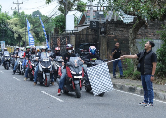 Touring Gabungan Yamaha XMAX Community Se Sumatera Sukses Digelar di Kota Jambi