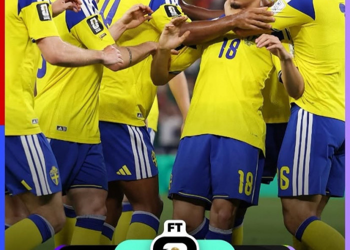Swedia Pesta Gol! Hajar Tunisia dengan Skor Telak 5-1