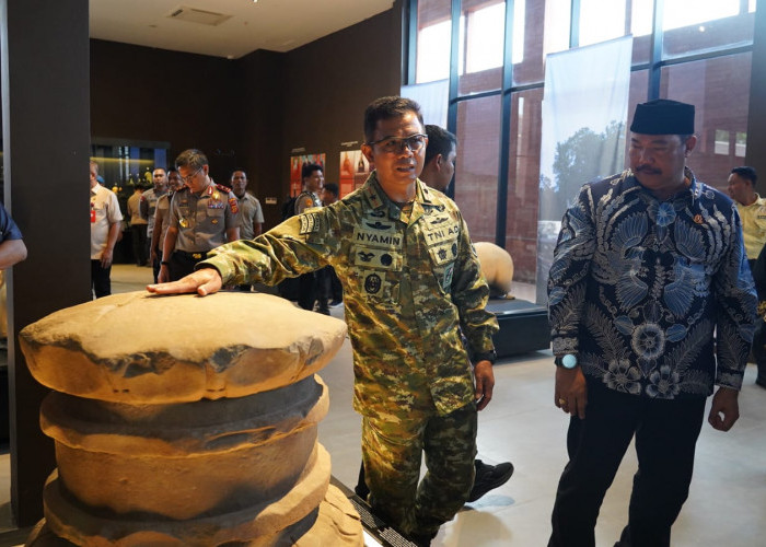 Danrem 042/Gapu Hadiri Peresmian Museum Sriwijaya Dharmakirti oleh Menteri Kebudayaan RI