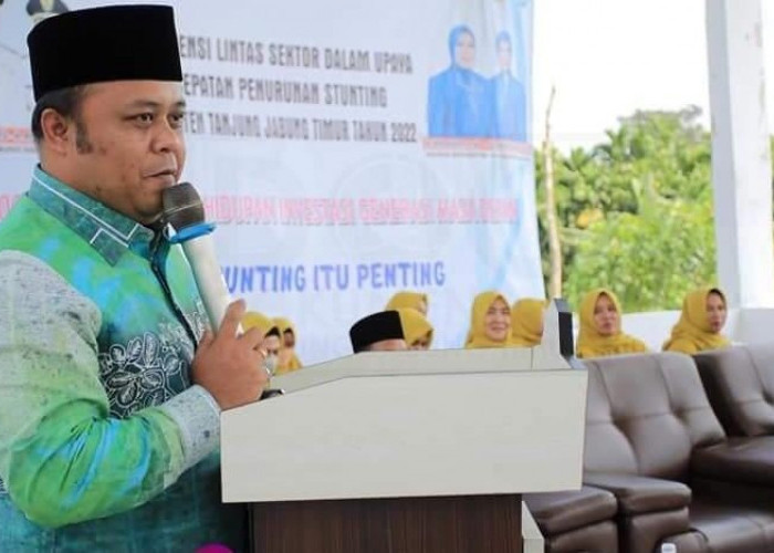 Wabup Tanjabtim Buka Konvergensi Stunting di Sabak Barat