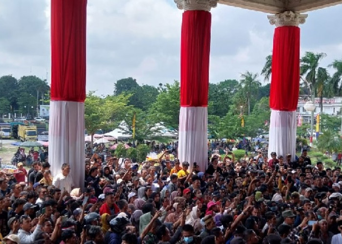 Ribuan Sopir Batu Bara Geruduk Kantor Gubernur Tuntut Jalan Umum Dibuka, Begini Respons Gubernur Jambi