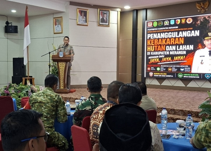 Bupati Merangin M. Syukur Siapkan BTT dan Posko Gabungan untuk Antisipasi Karhutla