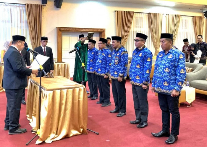 Kanwil Kemenag Provinsi Jambi Lantik 5 Pejabat di Lingkup Kemenag Jambi, Berikut Nama-Namanya