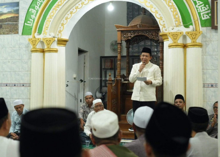 Bupati Muaro Jambi BBS Gelar Safari Ramadan di Masjid Baitul Muttaqin-Kumpeh Ulu