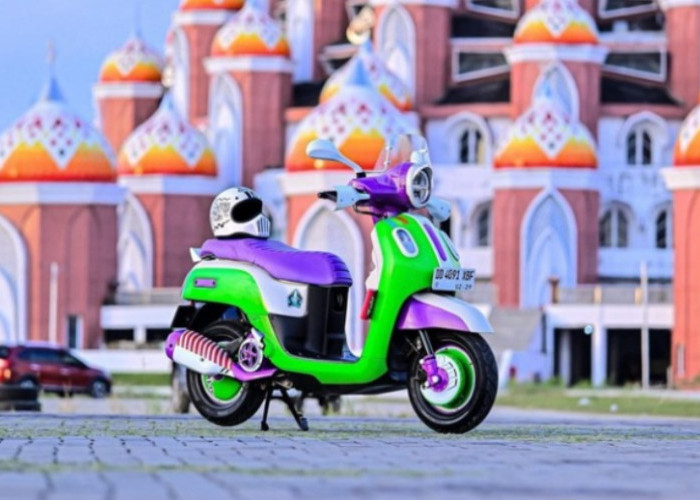 Kreativitas Tanpa Batas, Modifikasi Yamaha Fazzio Hybrid Tampil Anti-Mainstream dan Penuh Karakter