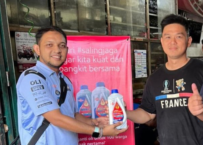 Federal Oil Salurkan Bantuan Pakaian Layak Pakai dan Ganti Oli Gratis untuk Masyarakat Terdampak 