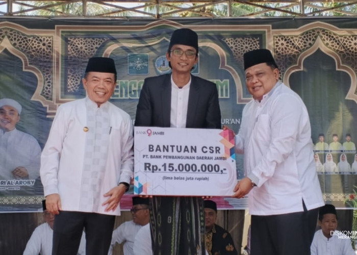 Sekda Zulhifni Hadiri Pengajian Akbar dan Haflah Akhirussanah Ponpes Al-Hafizh Tabir Selatan