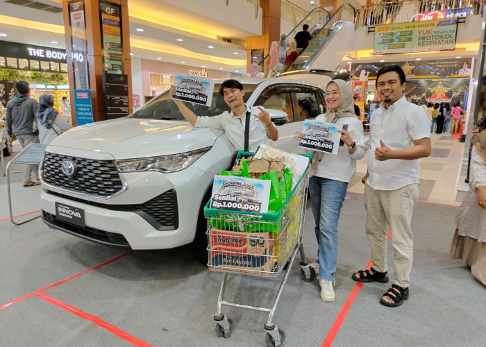 Tiga Pemenang Beruntung Ikut Shopping Race Bersama Agung Toyota Jambi 