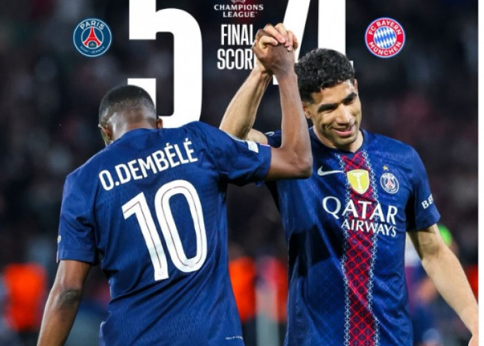 Dramatis! PSG Kalahkan Bayern Munchen 5-4, Leg Pertama Semifinal Liga Champions