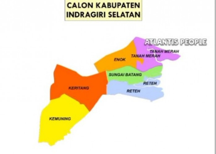 Pemekaran Baru Kabupaten Indragiri Selatan Gabungan 5 Kecamatan di Indagiri Hilir, Berikut Profilnya