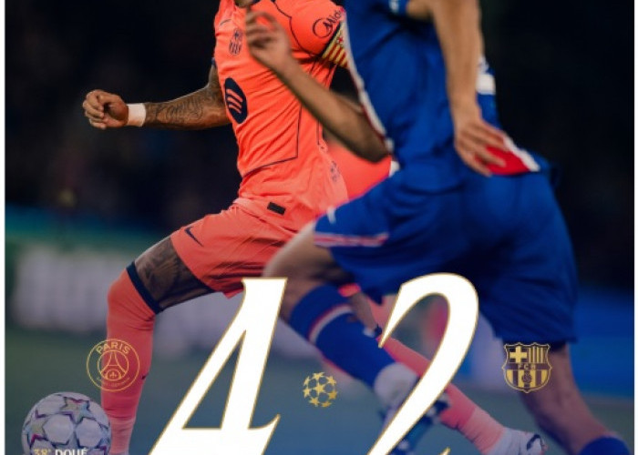 PSG Bungkam Barcelona 4-2 di Parc des Princes, Kokoh di Puncak Klasemen Liga Champions
