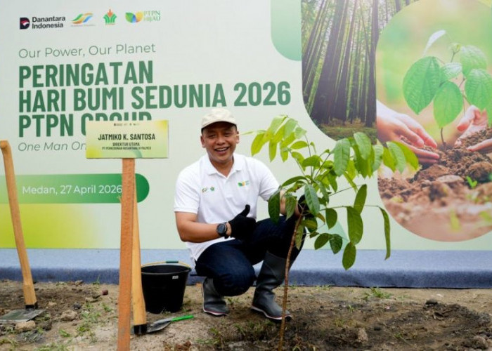 Perkuat Prinsip ESG, PTPN IV PalmCo Targetkan Tanam 50 Ribu Pohon di Tahun 2026