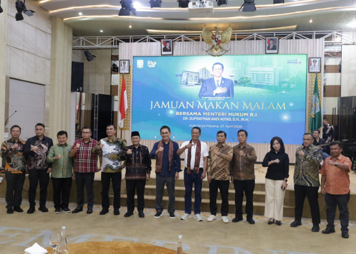 Apresiasi Dukungan Pemkot Jambi untuk Posbankum, Menteri Hukum RI Hadiri Jamuan Makan Malam Bersama Pemerintah