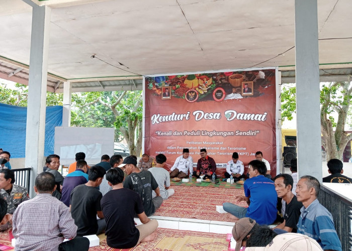 BNPT RI- FKPT Gelar Kenduri Desa Damai di Serdang Jaya Tanjabbar 