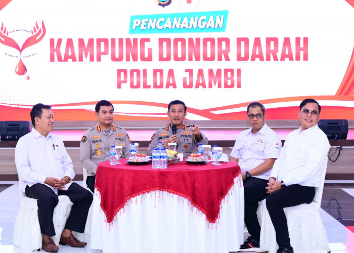 Polda Jambi jadi Institusi Pertama Penyandang Gelar Kampung Donor Darah