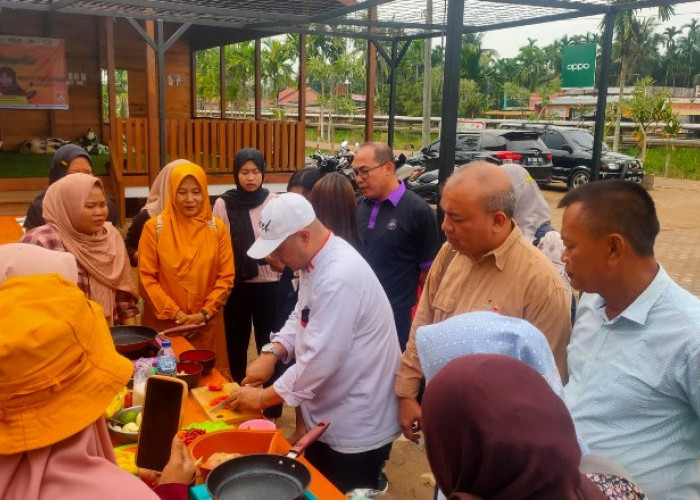 Rangkaian Festival Literasi Geragai, SKK Migas - PetroChina Gelar Pelatihan Kuliner di Cafe Literasi