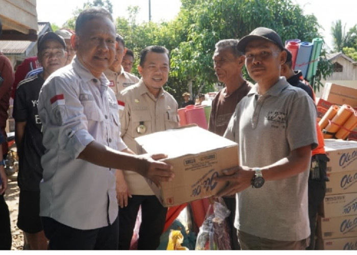 Wabup A. Khafidh Dampingi Gubernur Tinjau Kondisi Pascabanjir di Pulau Bayur dan Rantau Limau Kapas
