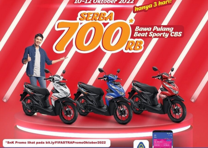 Cukup Bayar Rp 700 Ribu, Bisa Bawa Pulang Motor Honda! 