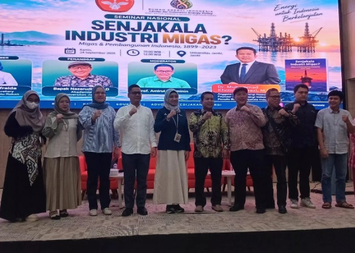 UNJA Gelar Seminar Nasional dan Bedah Buku Senjakala Industri Migas