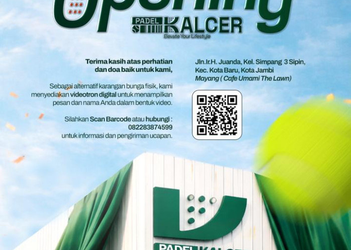 Padel Kalcer Hadir di Kota Jambi, Olahraga Kekinian dengan Fasilitas Premium dan Promo Menggiurkan