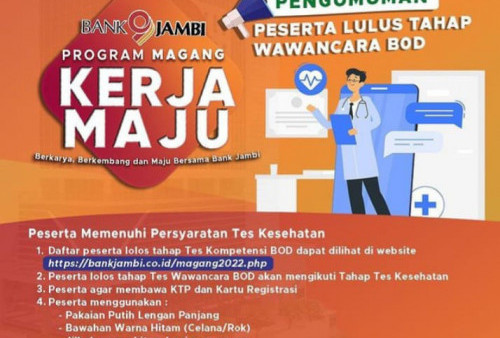 Program Magang Bank Jambi Kolaborasi dengan BPKP, TNI/Polri