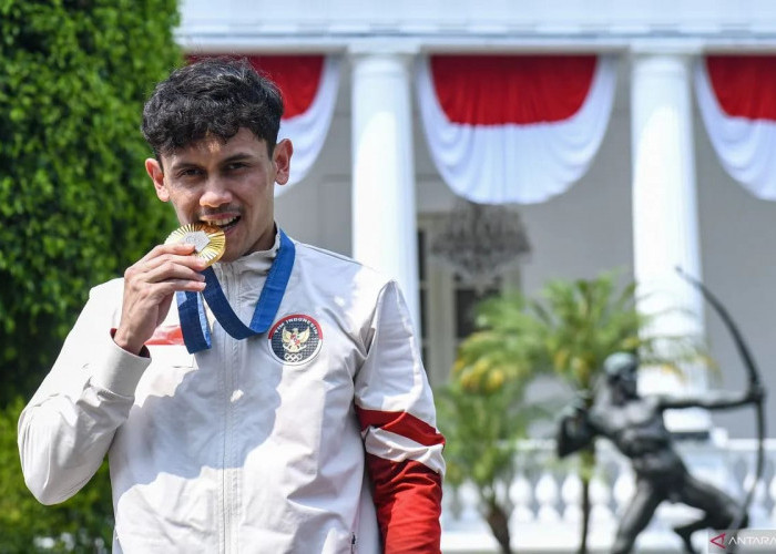 Peraih Emas Olimpiade Veddriq Leonardo Jadi Atlet Terpopuler 2024