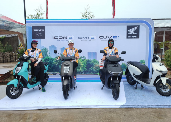 Honda ICON e: dan CUV e: Resmi Hadir di Jambi, Solusi Motor Listrik untuk Transportasi Ramah Lingkungan