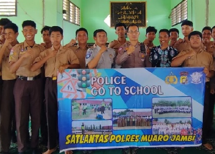  Jasa Raharja Jambi Turut ikut Police Goes to School di SMAN 3 Muara Jambi