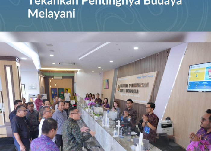 Tinjau Kantah Kota Denpasar, Wamen ATR/Waka BPN Tekankan Pentingnya Budaya Melayani