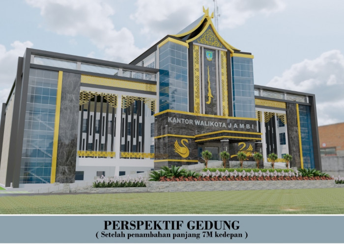 Usung Konsep Green Building, Kantor Baru Wali Kota Jambi Bakal Gunakan Panel Surya