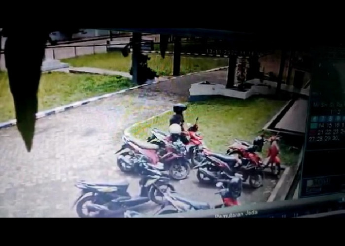 Satu Unit Sepeda Motor Raib Digondol Maling, Aksi Terpantau CCTV