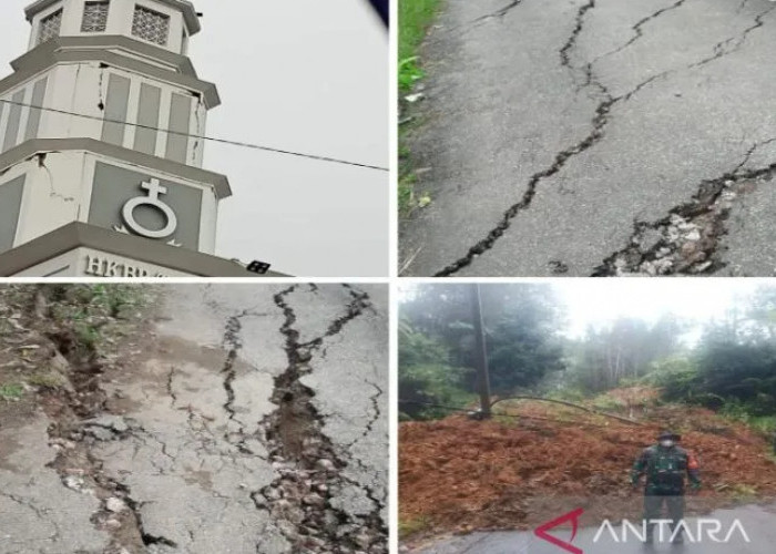 Tapanuli Utara Diguncang Gempa Satu Warga Meninggal dan 875 Rumah Rusak