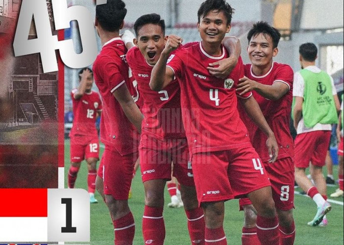 Babak Pertama Berakhir, Indonesia Ungguli Australia 1-0