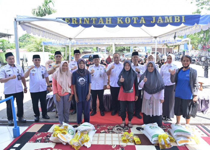 50 Ribu Warga Kota Jambi Terima Bantuan Pangan, Maulana: Jelang Lebaran Tak Perlu Beli Beras