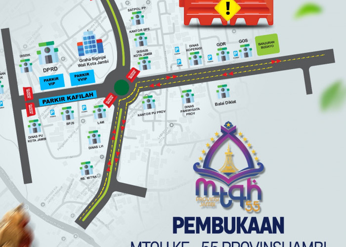 Pemkot Jambi Ajak Warga Sukseskan MTQH ke-55 Tingkat Provinsi Jambi, Simak Rekayasa Lalu Lintasnya