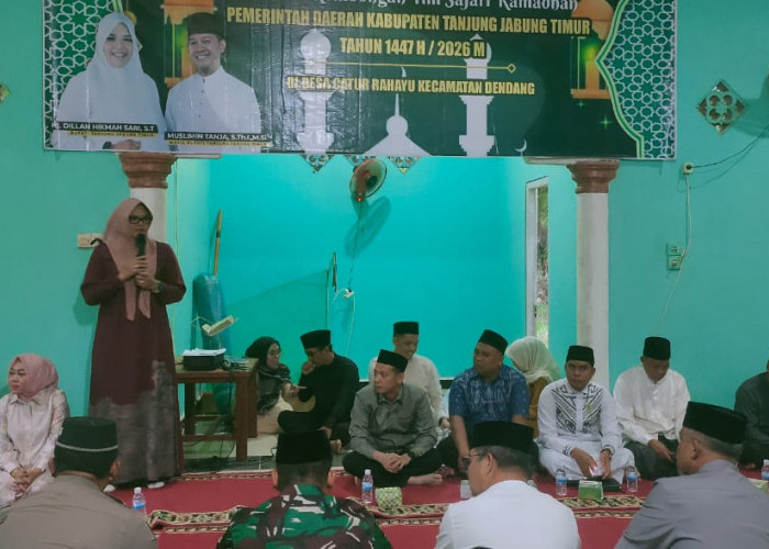 Safari Ramadan ke-6, Bupati Tanjabtim Kunjungi Catur Rahayu