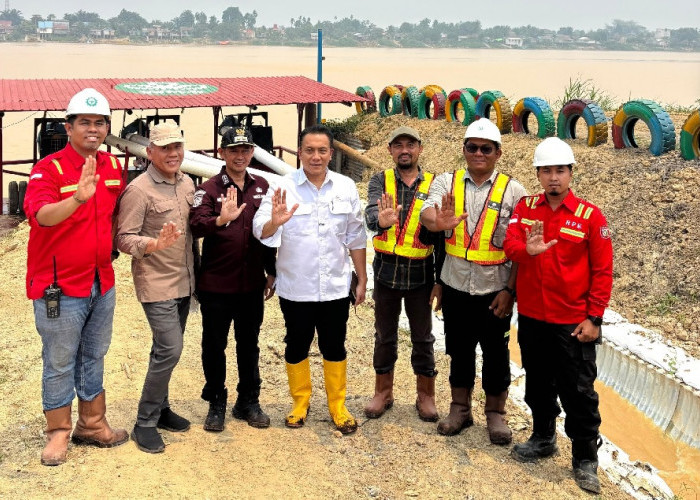Wamen LH Tinjau Pembasahan Gambut, Dorong Perusahaan di Jambi Replikasi Metode Water Intake