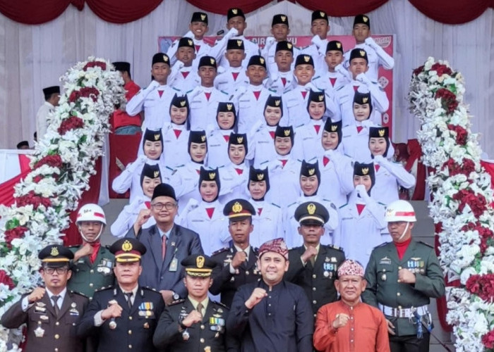Bupati Merangin M. Syukur Puji dan Apresiasi Suksesnya Upacara Bendera HUT ke-81 RI