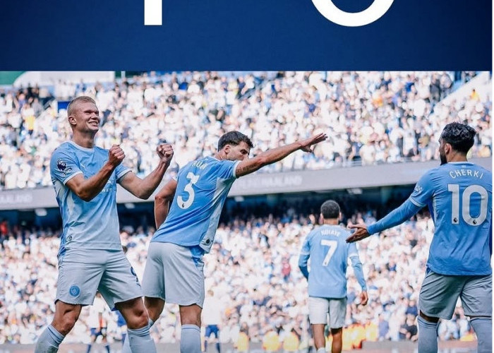 Gol Tunggal Erling Haaland Bawa Manchester City Hajar Coventry City 1-0