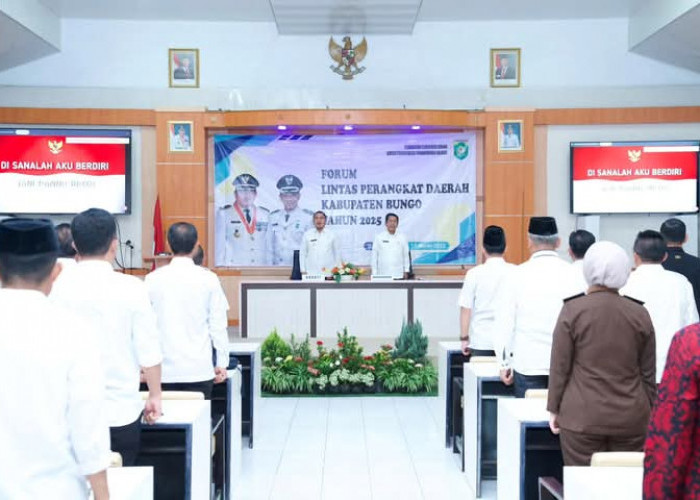 Bupati Mashuri Secara Resmi Buka Forum Lintas Perangkat Daerah Kabupaten Bungo 2025