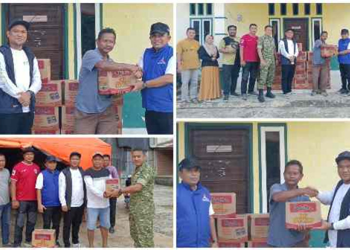 Pimpinan DPRD Bungo Serahkan Bantuan untuk Korban Banjir