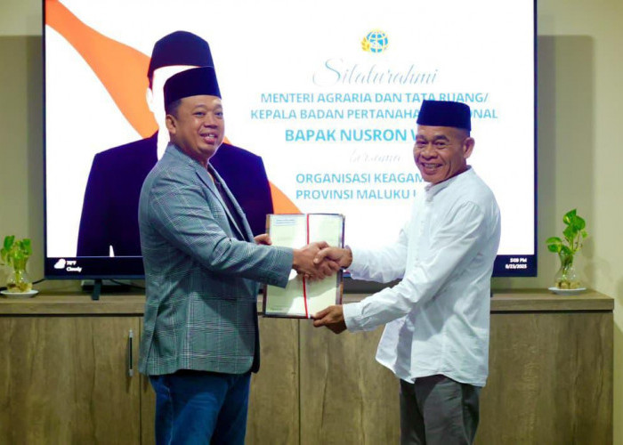 Menteri Nusron Percepat Sertipikasi Tanah untuk Cegah Terjadinya Konflik Atas Tanah Keagamaan di Maluku Utara