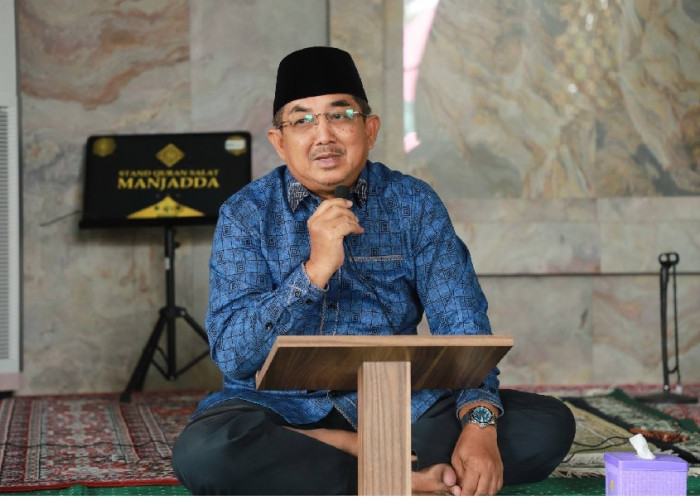 Bupati Anwar Sadat Isi Tausiah Ba’da Zuhur di Masjid Al Anwar, Ajak Masyarakat Maksimalkan Amaliyah Ramadan